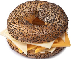 Üç Peynirli Bagel Sandviç